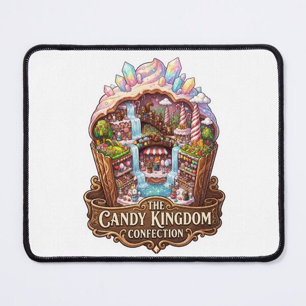 Item preview, The Candy Kingdom | Candyland | Sweet Shop | Kawaii Candy World | Cottagecore Fantasy | Whimsical Dessert Art designed and sold by MrDev.