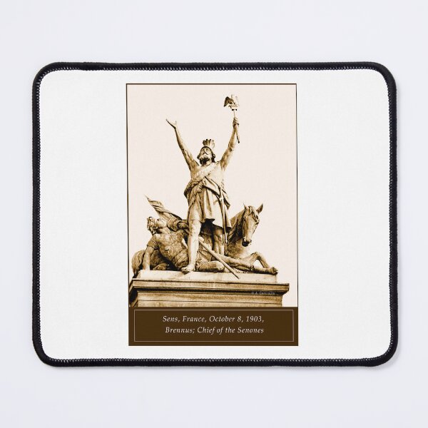 Item preview, Sens, France, October 8, 1903, Brennus; Chief of the Senones designed and sold by AMacGPhilly.