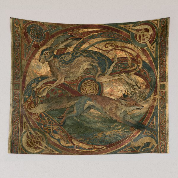 Item preview, The fox and the hare designed and sold by Chimera Works.