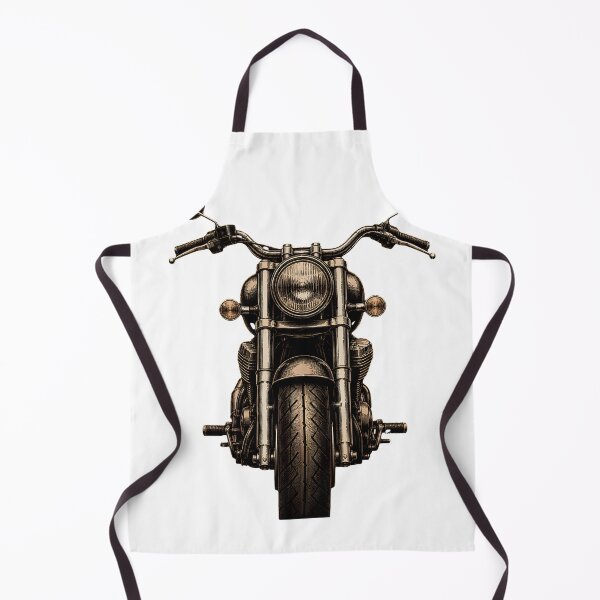 Item preview, Front View Cruiser Motorcycle | Vintage Line Art Design designed and sold by CalmMandala.