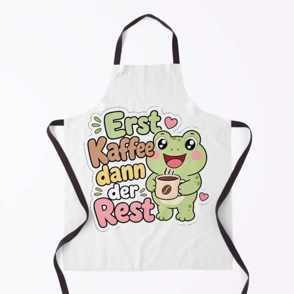 Item preview, First coffee, then the rest, Frosch designed and sold by BoosterShop.
