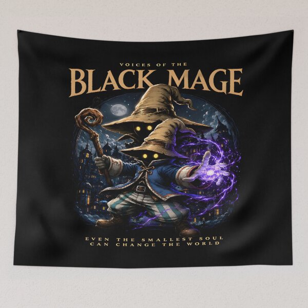Item preview, Voices of the Black Mage - Fantasy Wizard Sorcerer  Aesthetic design designed and sold by TTdesigns123.