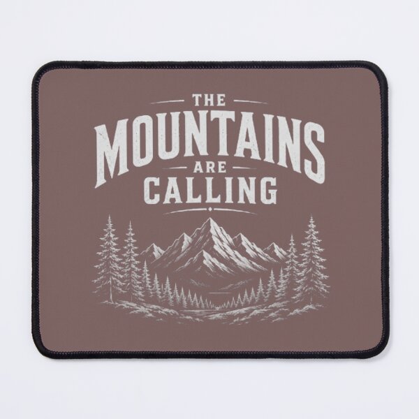 Item preview, The Urban Explorer | The Mountains Are Calling Vintage Hiking Art designed and sold by The Urban Explorer.