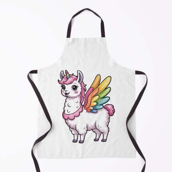 Item preview, Rainbow Winged Llama Unicorn designed and sold by jkrphoto.