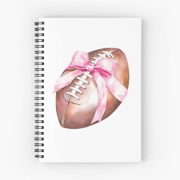 Item preview, American Football with Pink Bow Cute Football Girl Sports Lover Gift designed and sold by sunnivamla.