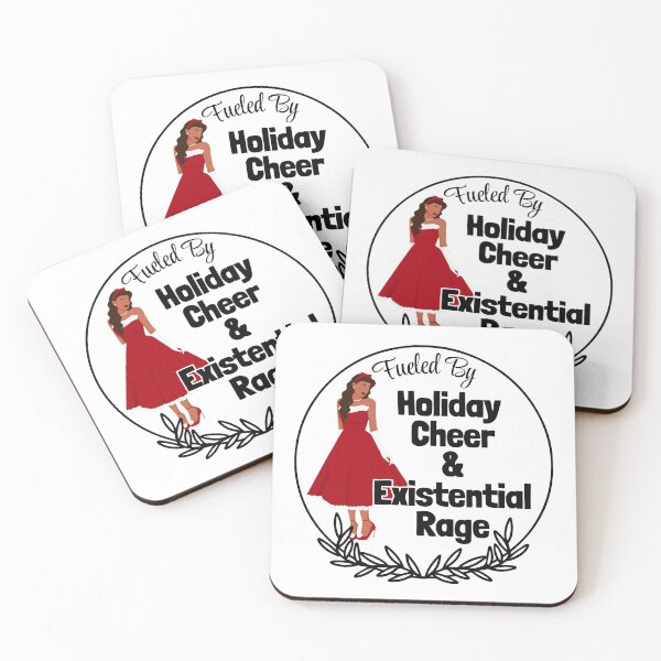 Item preview, Holiday Cheer and Existential Rage designed and sold by Nope Cat Studio.