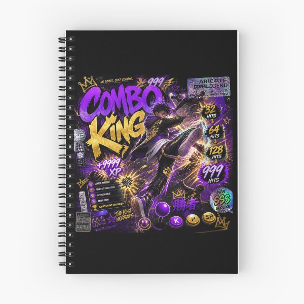 Item preview, COMBO KING Gaming Sticker | Neon Esports Arcade Graphic | Cyber Gamer Design designed and sold by Stylestickers55.