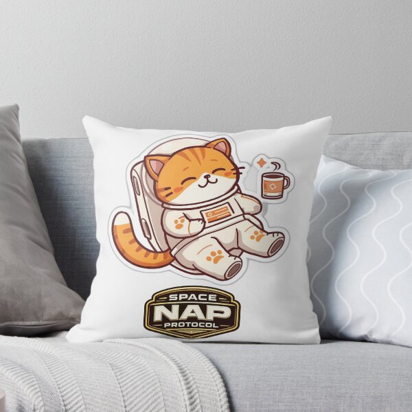 Item preview, Space Nap Protocol | Cute Sleeping Astronaut Cat Coffee Illustration designed and sold by Jaani-T.