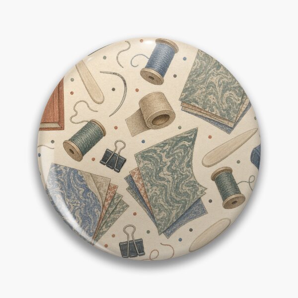 Item preview, Bookbinding Studio Colored Pencil Pattern designed and sold by VerdantStudio.