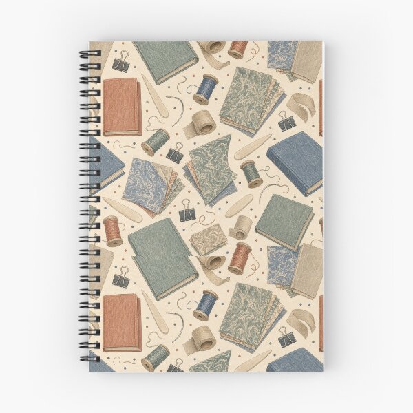 Item preview, Bookbinding Studio Colored Pencil Pattern designed and sold by VerdantStudio.