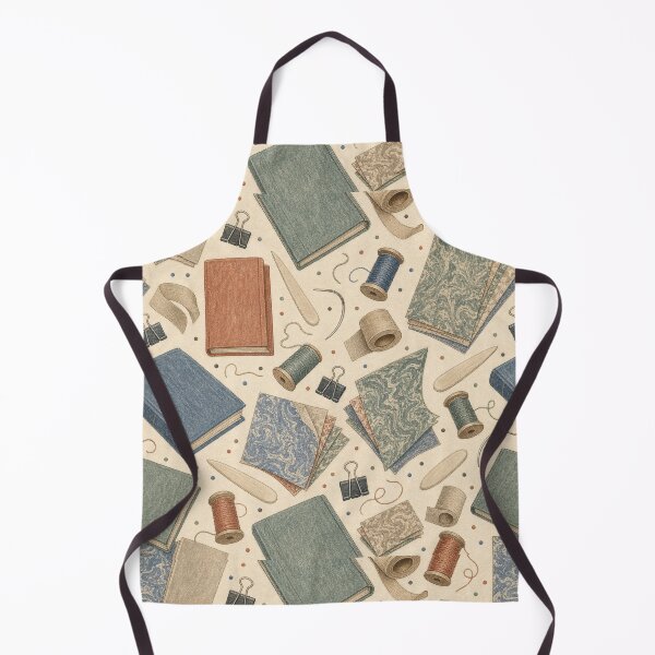 Item preview, Bookbinding Studio Colored Pencil Pattern designed and sold by VerdantStudio.
