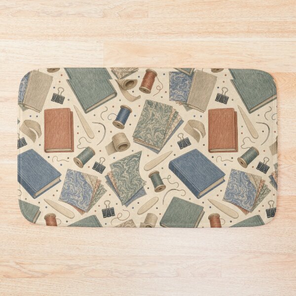 Item preview, Bookbinding Studio Colored Pencil Pattern designed and sold by VerdantStudio.