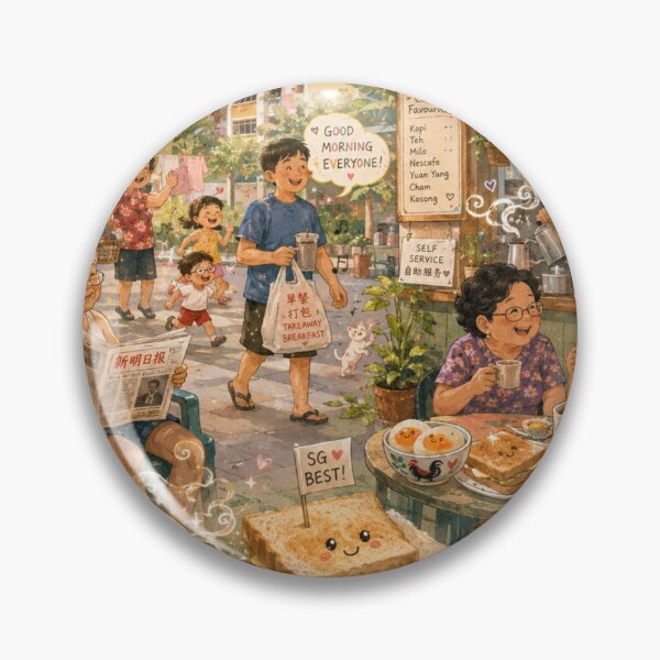 Item preview, Always feeling the good old morning designed and sold by WhimsiSG.