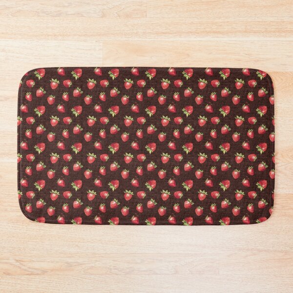 Item preview, Strawberry Brown Background Pattern  designed and sold by LouieVanille.