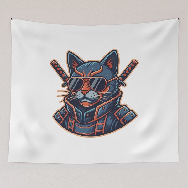 Item preview, NINJA CAT SUPERHERO designed and sold by Asterisk-a.