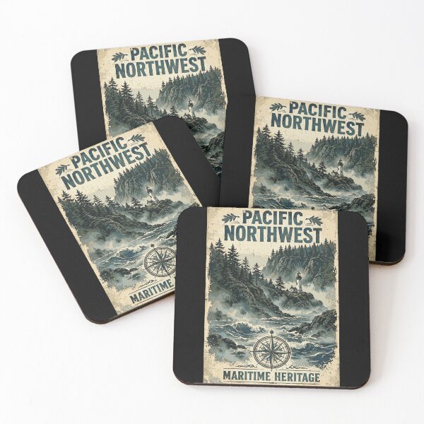 Item preview, Pacific Northwest Coast Guard Vintage Poster | Maritime Heritage Design designed and sold by Coasties.