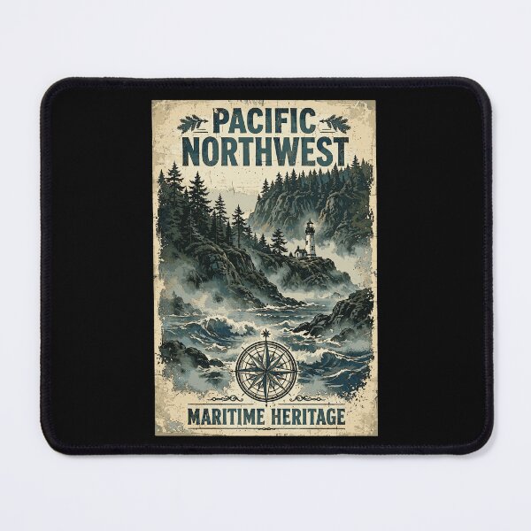 Item preview, Pacific Northwest Coast Guard Vintage Poster | Maritime Heritage Design designed and sold by Coasties.
