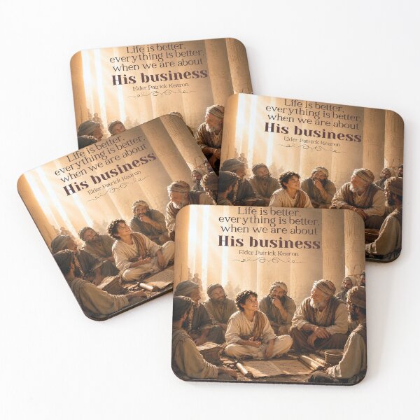Item preview, Everything Is Better When We Are About His Business | Young Jesus in the Temple  designed and sold by Heather Walton.