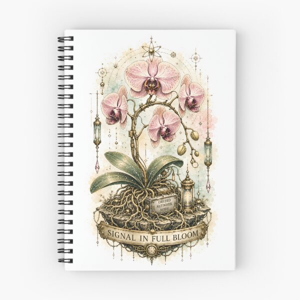 Item preview, Neon Vein Orchid — Watercolor Edition designed and sold by ShadowSpriteArt.