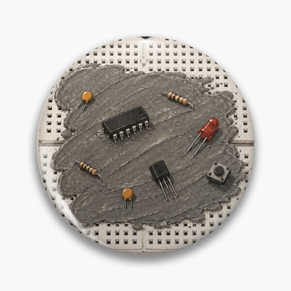 Item preview, Breadboard Toast | Electronics Engineer Breakfast | Minimal ECE Graphic Tee designed and sold by TheHumanFreq.