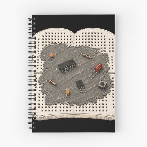 Item preview, Breadboard Toast | Electronics Engineer Breakfast | Minimal ECE Graphic Tee designed and sold by TheHumanFreq.