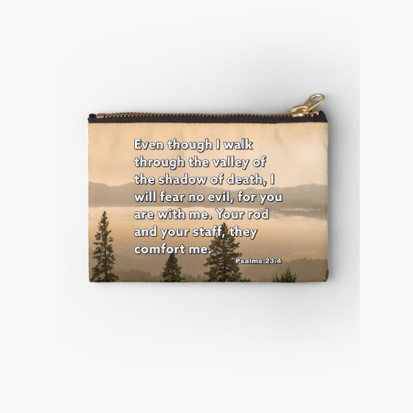 Item preview, Psalms 23:4 I will fear no evil - Napa Valley Landscape Photograph designed and sold by InsprtnlArtbyDP.