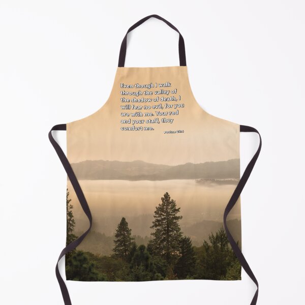 Item preview, Psalms 23:4 I will fear no evil - Napa Valley Landscape Photograph designed and sold by InsprtnlArtbyDP.