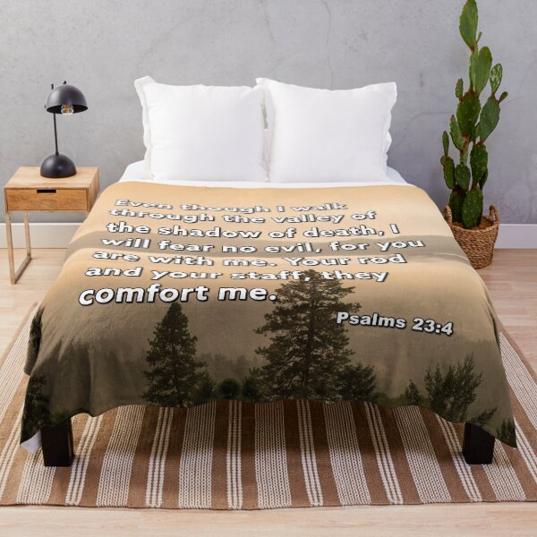 Item preview, Psalms 23:4 I will fear no evil - Napa Valley Landscape Photograph designed and sold by InsprtnlArtbyDP.