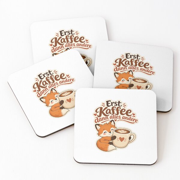 Item preview, Sweet Fox: First coffee, then everything else designed and sold by BoosterShop.