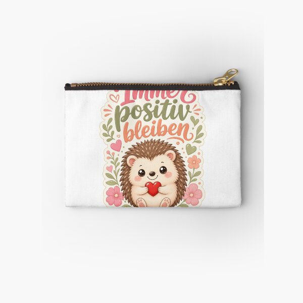 Item preview, Cute hedgehog. Always stay positive quote. designed and sold by BoosterShop.