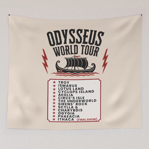 Item preview, Odysseus World Tour designed and sold by Caring Hearts.