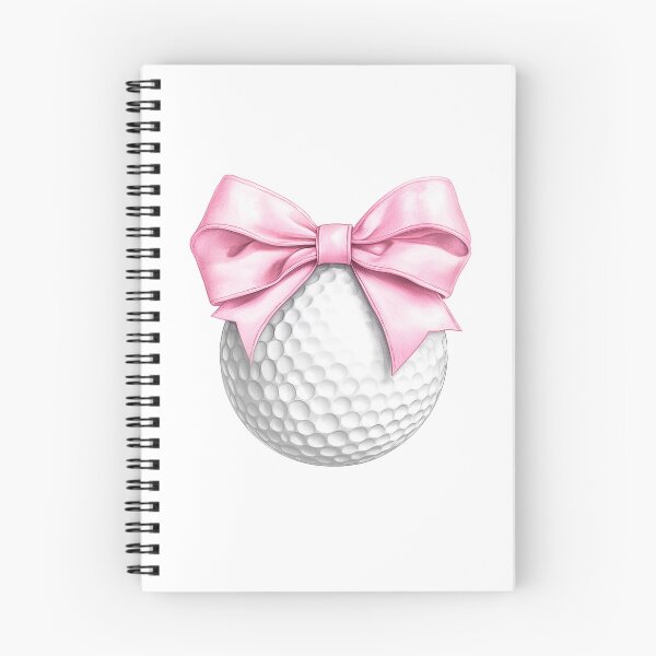 Item preview, Golf Ball with Pink Bow Cute Golf Girl Sports Lover Gift designed and sold by sunnivamla.