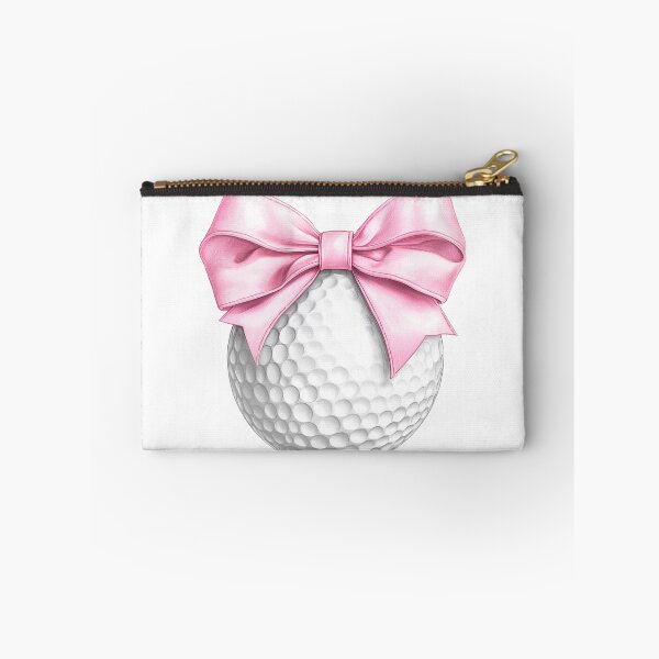 Item preview, Golf Ball with Pink Bow Cute Golf Girl Sports Lover Gift designed and sold by sunnivamla.