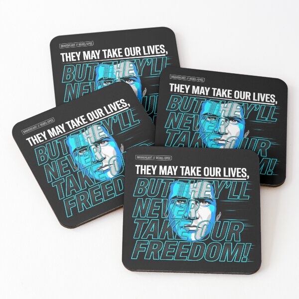 Item preview, They May Take Our Lives Never Take Our Freedom - Braveheart Quote designed and sold by Enea Kelo.