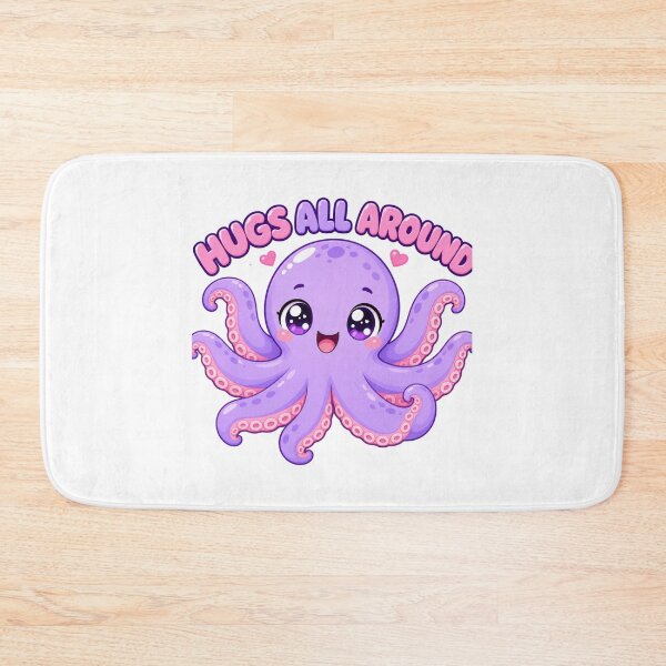 Item preview, Hugs All Around Cute Kawaii Octopus designed and sold by BoosterShop.