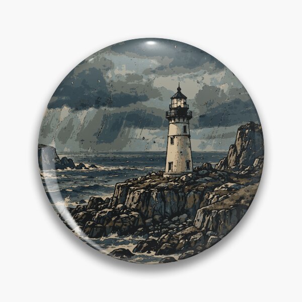 Item preview, New England Coast Guard Vintage Maritime Poster | Atlantic Coastal Heritage Design designed and sold by Coasties.
