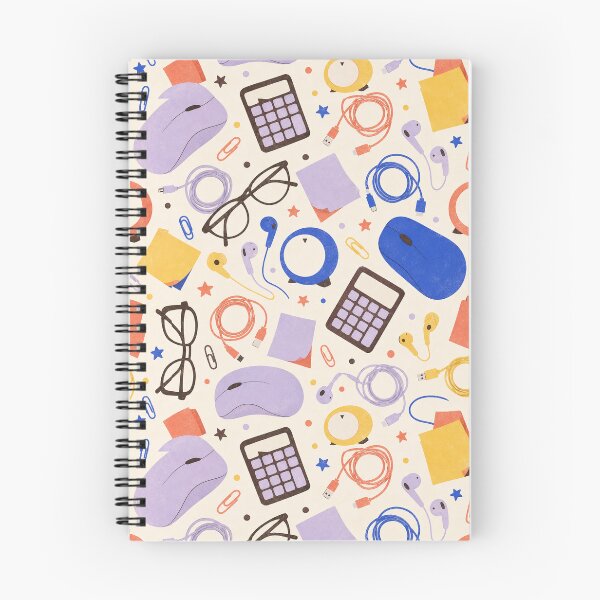 Item preview, Modern Desk Color Block Tossed Pattern designed and sold by VerdantStudio.