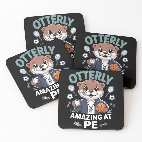 Item preview, Unique PE teacher gift - Cute Otter designed and sold by BobaTeeStore.