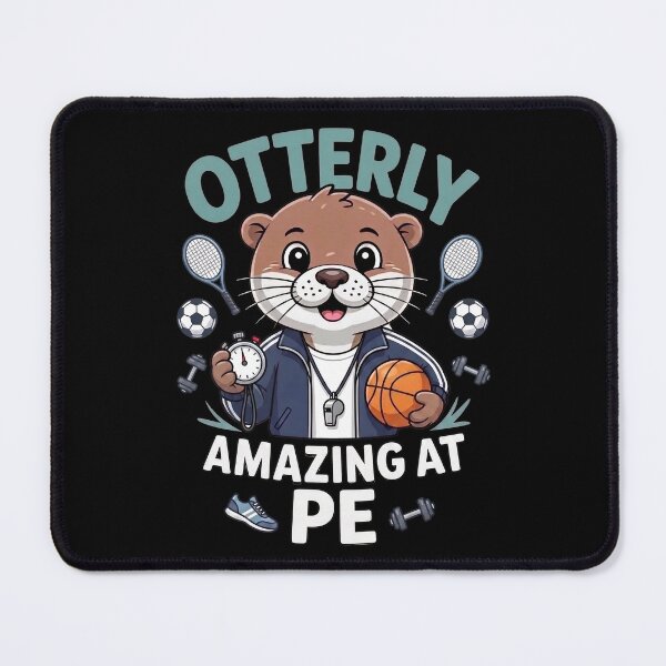 Item preview, Unique PE teacher gift - Cute Otter designed and sold by BobaTeeStore.