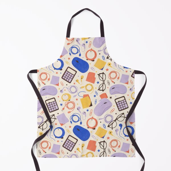 Item preview, Modern Desk Color Block Tossed Pattern designed and sold by VerdantStudio.