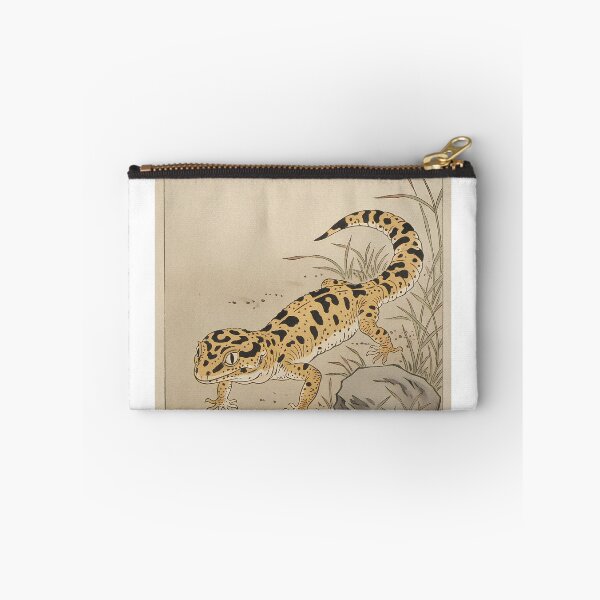Item preview, Leopard Gecko & Autumn Grasses - Japanese Ukiyo-e Woodblock Style Art designed and sold by Ukiyo Creatures.
