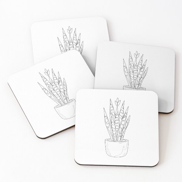 Item preview, Snake Plant Line Art | Minimalist Sansevieria Print designed and sold by PLANT LOVER'S PARADISE.