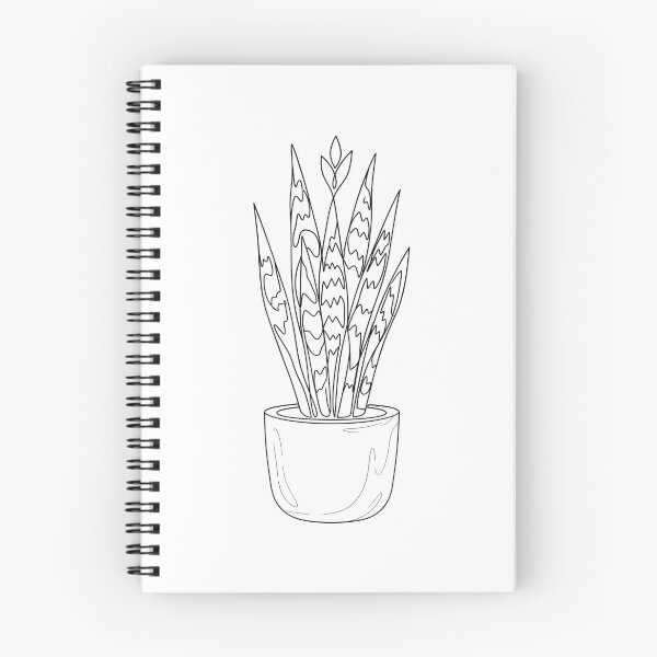 Item preview, Snake Plant Line Art | Minimalist Sansevieria Print designed and sold by Peace-of-mind.