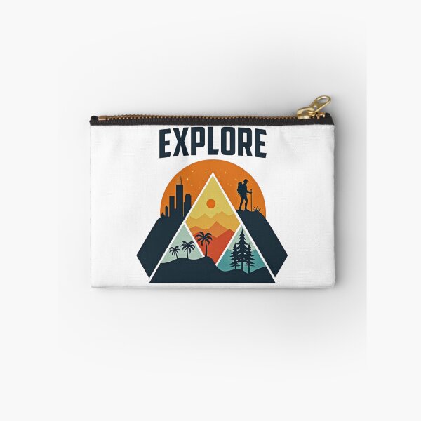 Item preview, Explore The World - Vintage Geometric Travel Badge designed and sold by GabeMountainArt.