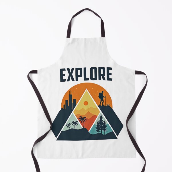 Item preview, Explore The World - Vintage Geometric Travel Badge designed and sold by GabeMountainArt.