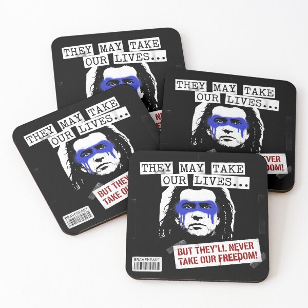 Item preview, They May Take Our Lives Never Take Our Freedom - Braveheart Quote designed and sold by Enea Kelo.