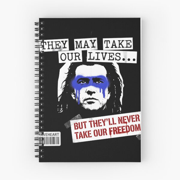 Item preview, They May Take Our Lives Never Take Our Freedom - Braveheart Quote designed and sold by Enea Kelo.