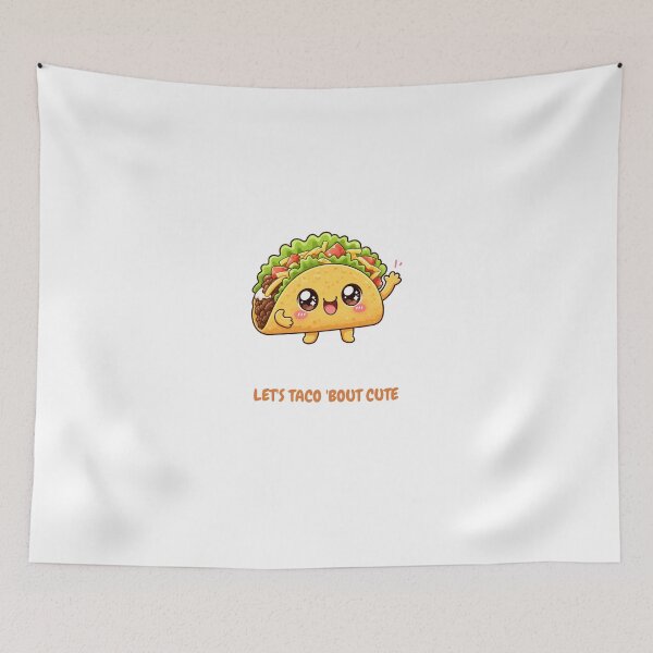 Item preview, Let's Taco Bout Cute Sweet Kawaii Taco designed and sold by BoosterShop.