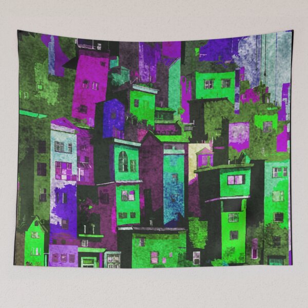Item preview, Abstract city designed and sold by kinpirks.