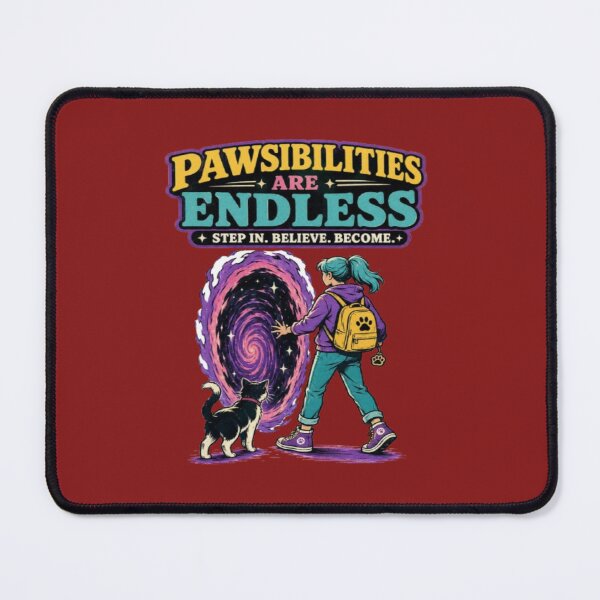 Item preview, Pawsibilities Are Endless - Motivational Cat & Cosmic Portal designed and sold by My-Hoodies.